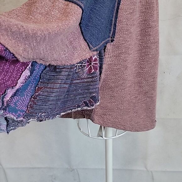 We the Free Friday Fever color block casual top Women's Size XS - Picture 6 of 12